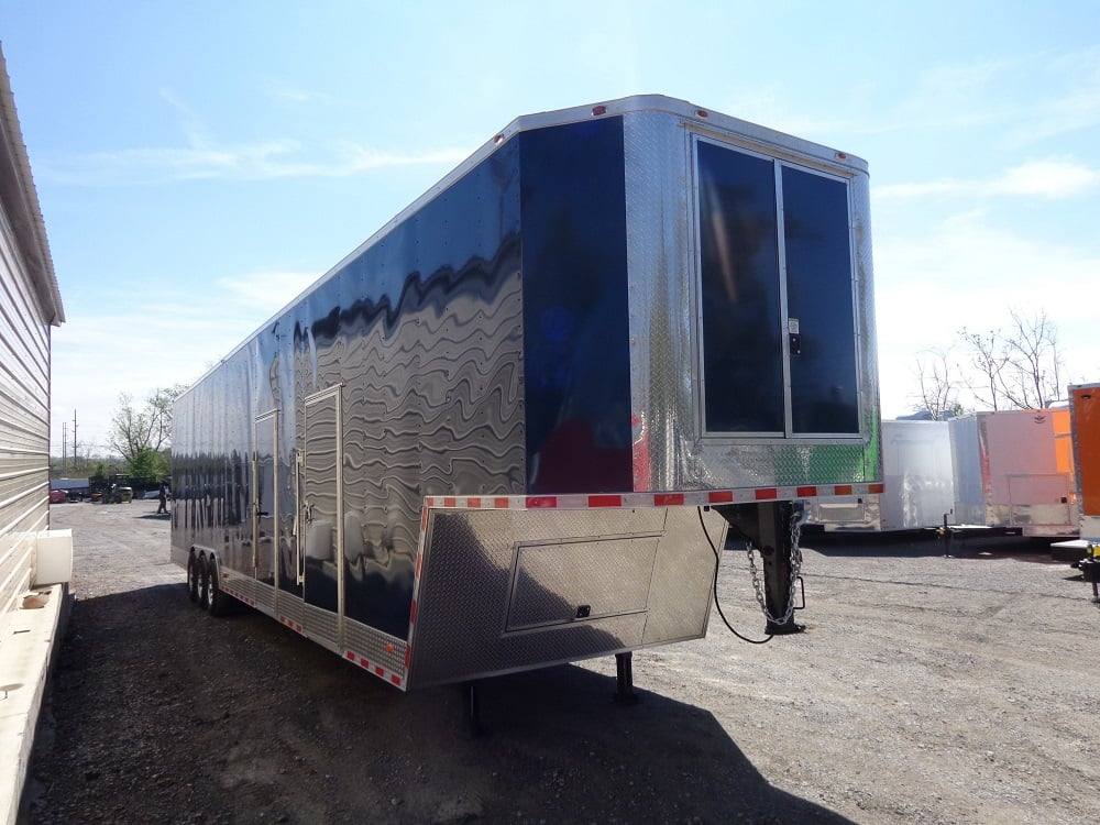 983-8.5-x-45-indigo-blue-enclosed-gooseneck-event-trailer-12.jpg 8.5' x 45' Indigo Blue Enclosed Gooseneck Event Trailer