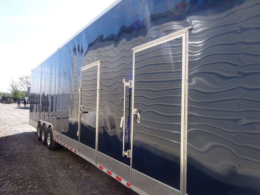 983-8.5-x-45-indigo-blue-enclosed-gooseneck-event-trailer-16.jpg 8.5' x 45' Indigo Blue Enclosed Gooseneck Event Trailer