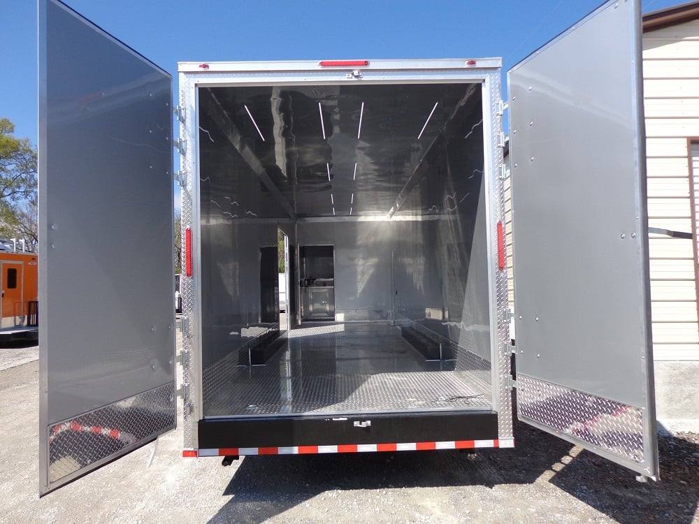 983-8.5-x-45-indigo-blue-enclosed-gooseneck-event-trailer-22.jpg 8.5' x 45' Indigo Blue Enclosed Gooseneck Event Trailer