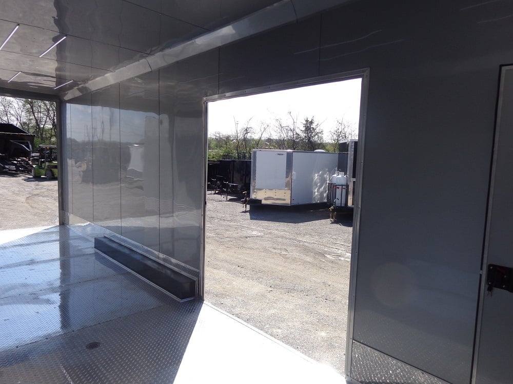 983-8.5-x-45-indigo-blue-enclosed-gooseneck-event-trailer-4.jpg 8.5' x 45' Indigo Blue Enclosed Gooseneck Event Trailer