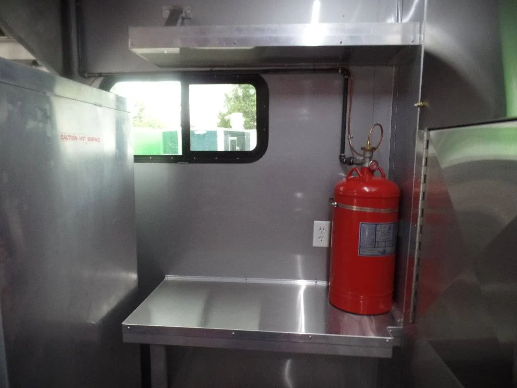 985-8.5-x-45-red-gooseneck-concession-bbq-food-trailer-with-appliances-17.webp 8.5' x 45' Red Gooseneck Concession BBQ Food Trailer With Appliances