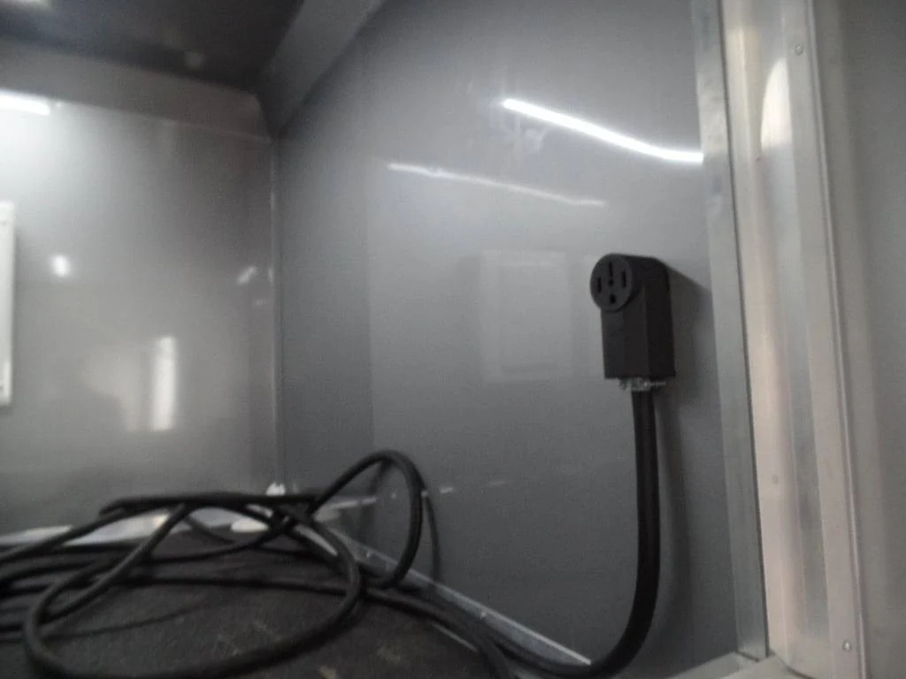 985-8.5-x-45-red-gooseneck-concession-bbq-food-trailer-with-appliances-23.webp 8.5' x 45' Red Gooseneck Concession BBQ Food Trailer With Appliances