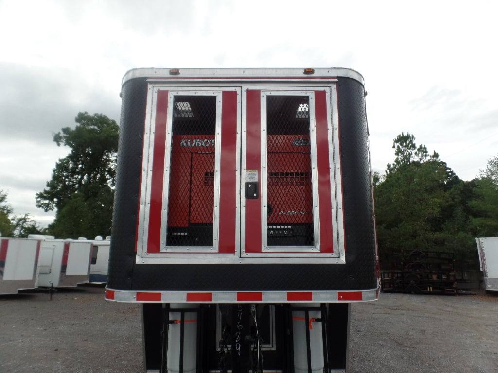 985-8.5-x-45-red-gooseneck-concession-bbq-food-trailer-with-appliances-24.jpg 8.5' x 45' Red Gooseneck Concession BBQ Food Trailer With Appliances