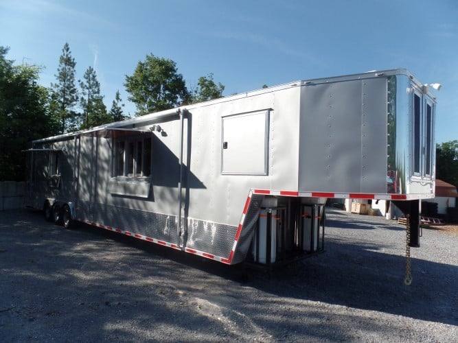 989-8.5-x-47-concession-food-trailer-silver-frost-event-catering-2.jpg 8.5' x 47' Concession Food Trailer Silver Frost Event Catering