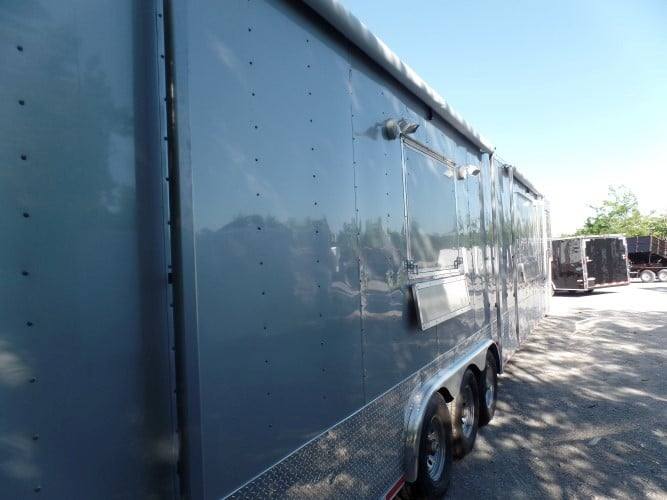 989-8.5-x-47-concession-food-trailer-silver-frost-event-catering-5.jpg 8.5' x 47' Concession Food Trailer Silver Frost Event Catering