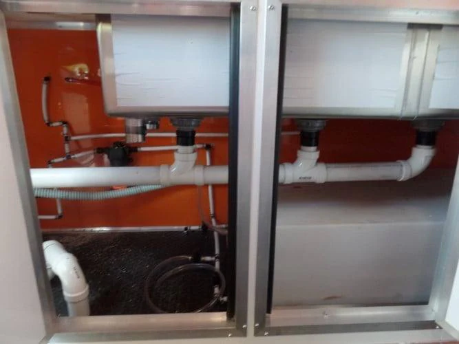 989-8.5-x-47-concession-food-trailer-silver-frost-event-catering-6.webp 8.5' x 47' Concession Food Trailer Silver Frost Event Catering