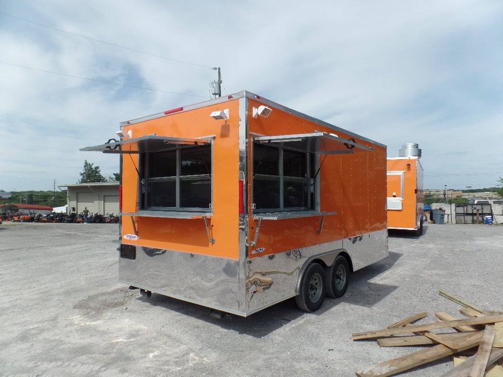 99-8.5-x-16-concession-food-trailer-orange-catering-event-17.jpg 8.5' x 16' Concession Food Trailer Orange Catering Event