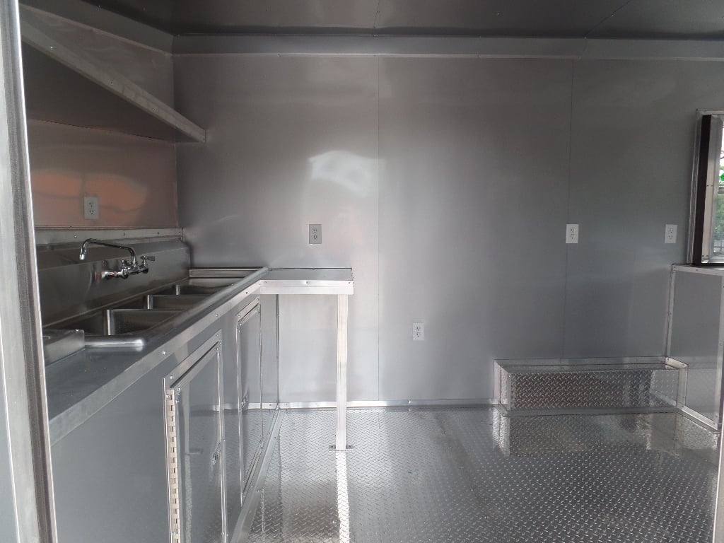 99-8.5-x-16-concession-food-trailer-orange-catering-event-2.jpg 8.5' x 16' Concession Food Trailer Orange Catering Event