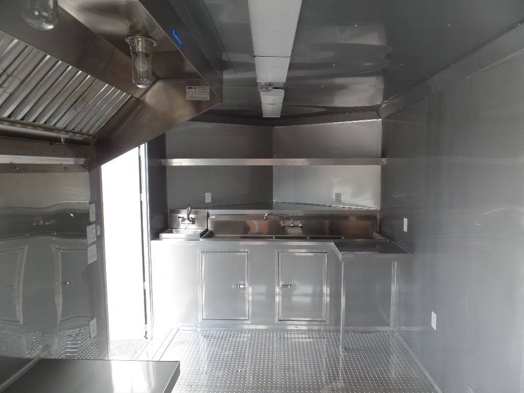 99-8.5-x-16-concession-food-trailer-orange-catering-event-5.jpg 8.5' x 16' Concession Food Trailer Orange Catering Event