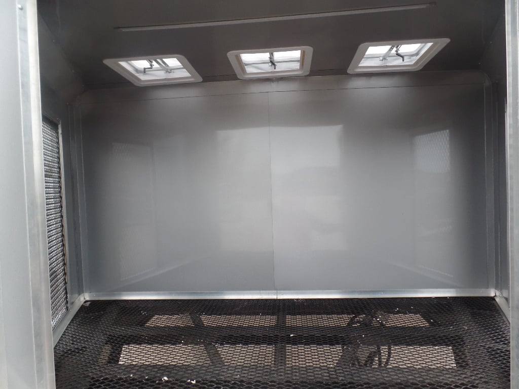 8.5' x 48' Indigo Blue Gooseneck Concession BBQ Food Event Trailer