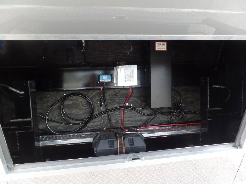 8.5' x 48' Indigo Blue Gooseneck Concession BBQ Food Event Trailer