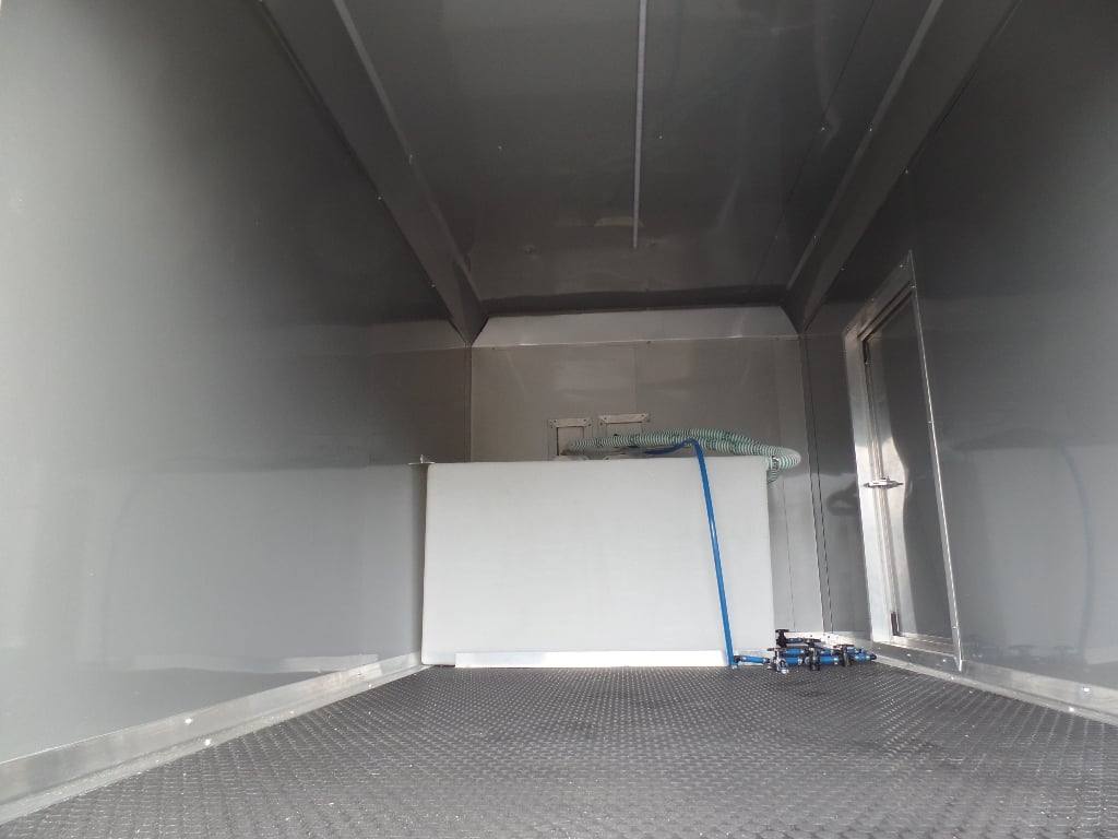 8.5' x 48' Indigo Blue Gooseneck Concession BBQ Food Event Trailer