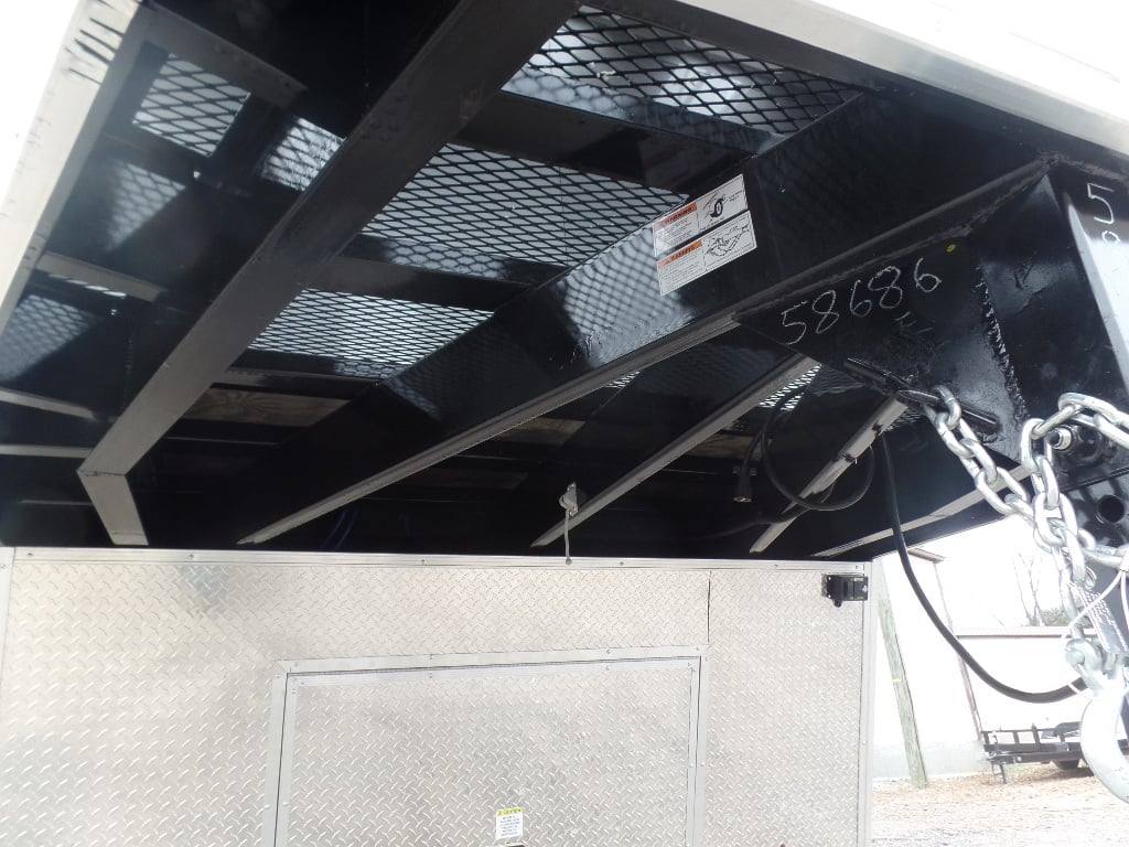 8.5' x 48' Indigo Blue Gooseneck Concession BBQ Food Event Trailer