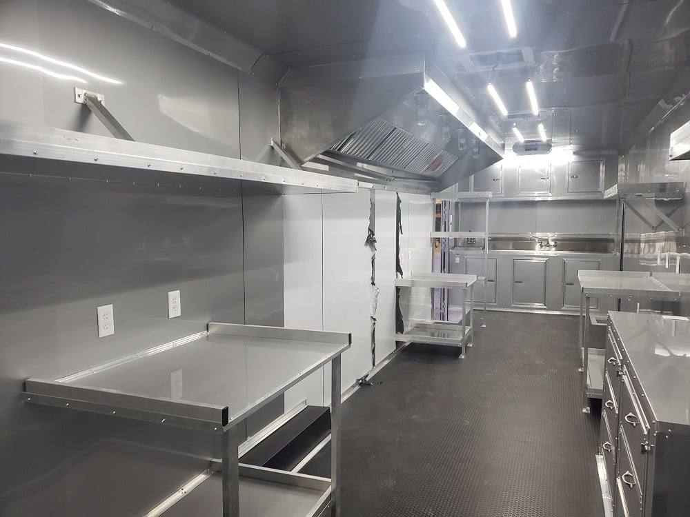 995-8.5-x-48-lime-green-goose-neck-pizza-concession-food-trailer-14.jpg 8.5' x 48' Lime Green Goose-neck Pizza Concession Food Trailer