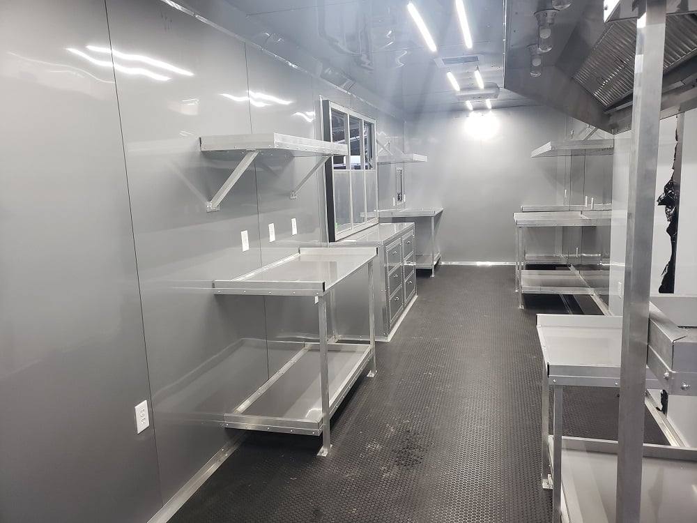 995-8.5-x-48-lime-green-goose-neck-pizza-concession-food-trailer-26.jpg 8.5' x 48' Lime Green Goose-neck Pizza Concession Food Trailer