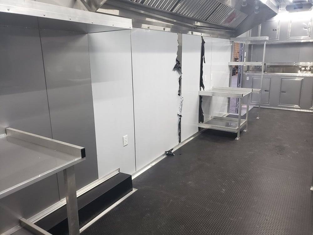 995-8.5-x-48-lime-green-goose-neck-pizza-concession-food-trailer-31.jpg 8.5' x 48' Lime Green Goose-neck Pizza Concession Food Trailer