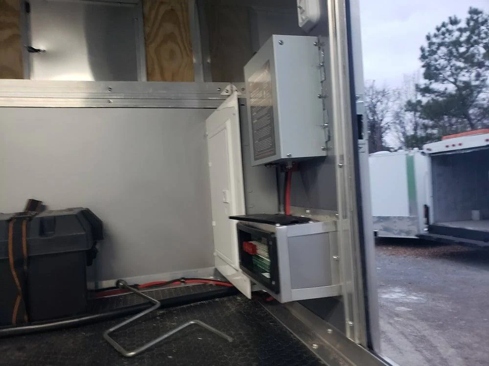995-8.5-x-48-lime-green-goose-neck-pizza-concession-food-trailer-46.webp 8.5' x 48' Lime Green Goose-neck Pizza Concession Food Trailer