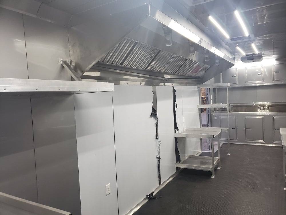 995-8.5-x-48-lime-green-goose-neck-pizza-concession-food-trailer-47.jpg 8.5' x 48' Lime Green Goose-neck Pizza Concession Food Trailer
