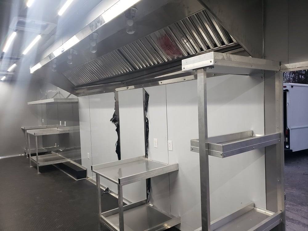 995-8.5-x-48-lime-green-goose-neck-pizza-concession-food-trailer-8.jpg 8.5' x 48' Lime Green Goose-neck Pizza Concession Food Trailer