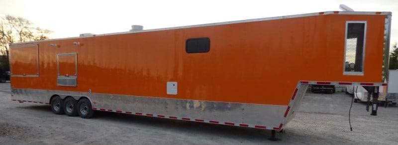 996-8.5-x-48-orange-concession-food-catering-event-trailer-31.jpg 8.5' x 48' Orange Concession Food Catering Event Trailer