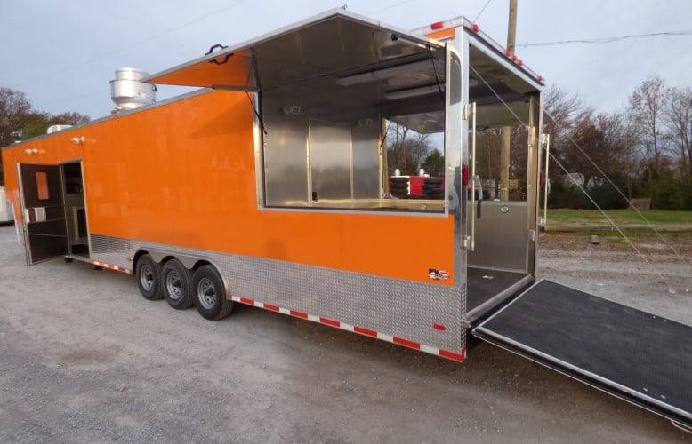 996-8.5-x-48-orange-concession-food-catering-event-trailer-52.jpg 8.5' x 48' Orange Concession Food Catering Event Trailer